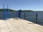 Here is the perfect dock for your family.  Includes a large sun deck with wet steps